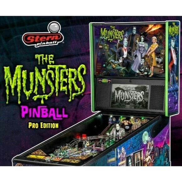 The Munsters Pinball Flyer Pro Original Horror Gothic Game Art Print - Picture 1 of 12